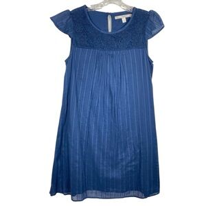 LC Lauren Conrad Navy Cotton Dress XS 🔥